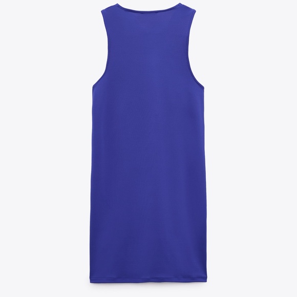 Zara Bluish Dress - Picture 2 of 4